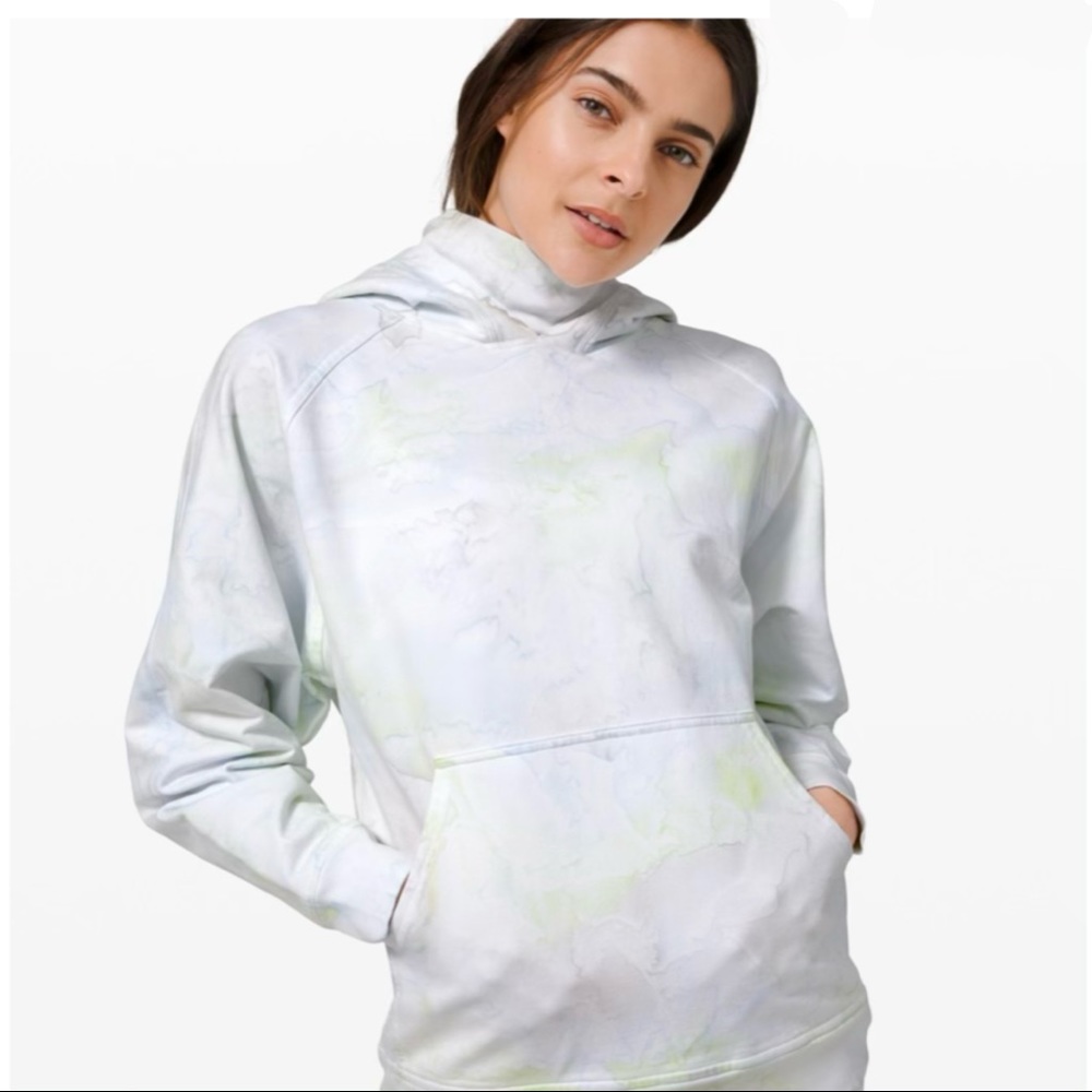 Lululemon LA Pullover Hoodie Tie Dye size 10